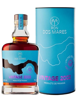 Ron Dos Mares 2002 Vintage Limited Edition 22 year old Panama Rum 70 cl 46,5%